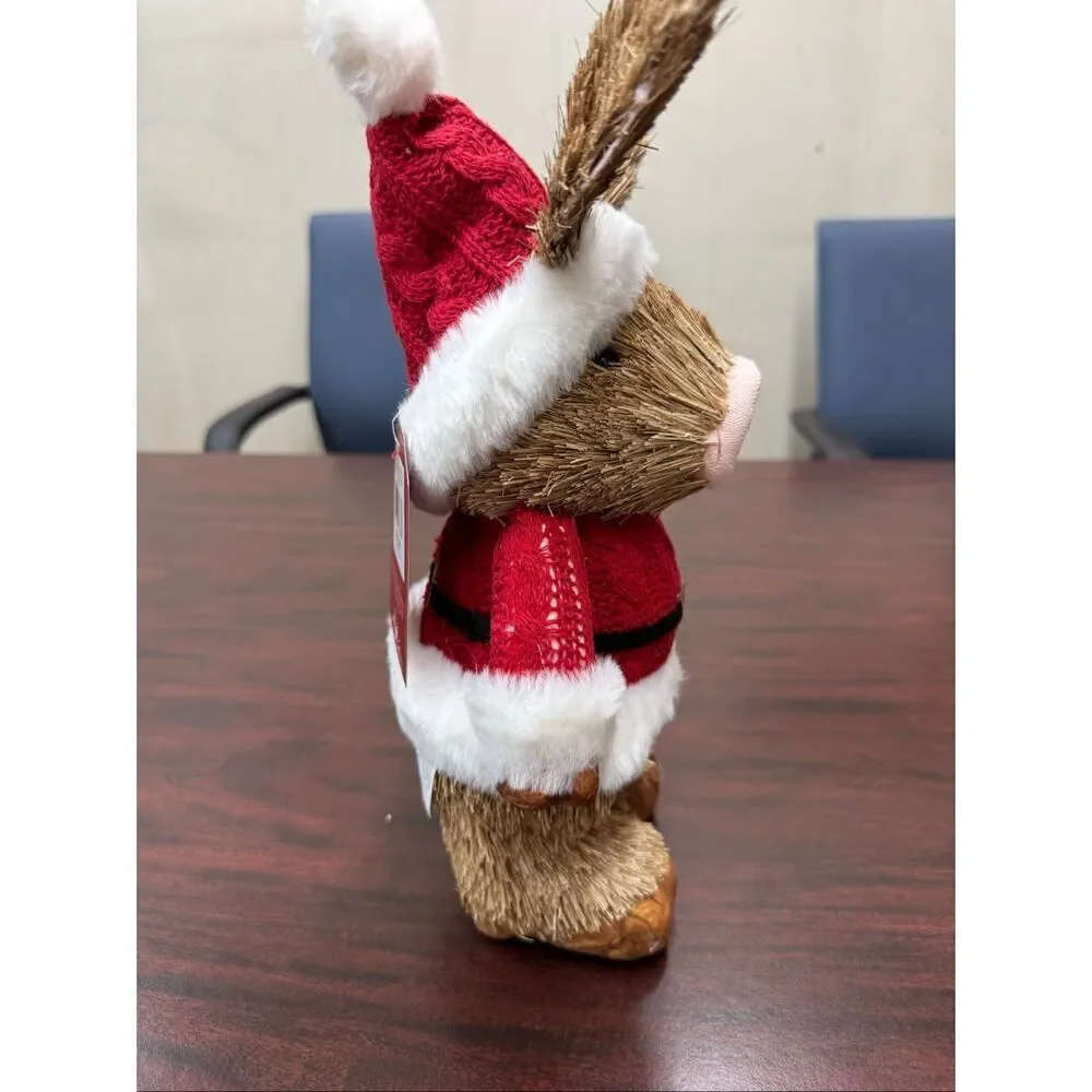NWT Red Shed Santa Pig Tabletop Decor